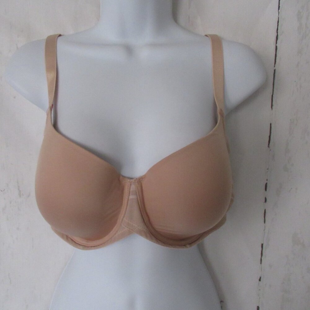 New‎ Paramour Bra 36D Beige Tan Padded Underwire 245033
